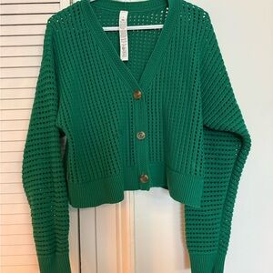 lululemon athletica Emerald Button-Up Cardigan